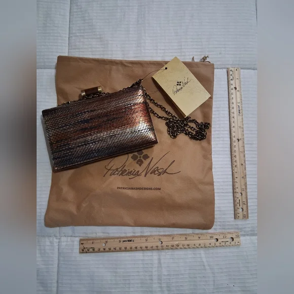 Patrica Nash Brown Clutch Bag - Picture 2 of 4
